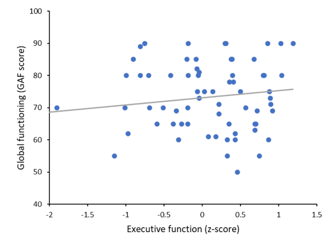 Association between executive function and global functioning in remitted bipolar disorder. 
